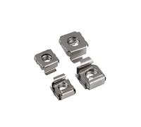 Card Cage Nut Cage Nuts M4 M5 M6 M8 Stainless Steel Quartet Floating Cassette Card Mount Server Rack Cabinet Rackmount Captive(M5(5pcs))