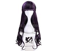 Card Captor Sakura Tomoyo Daidouji Long Wavy Purple Cosplay Wig Women Party Wigs