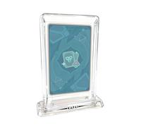 Card Case - PP Clear Card for Brick Display Collection, Storage with Function, Protective Cover for Trade with Deck Holder, Children, Adults, Presentation, Transparent Acrylic, Gift Box