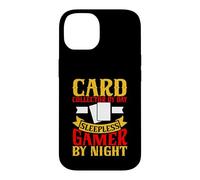 Card Collector by Day Sleepless Gamer by Night Trading Card Case for iPhone 14