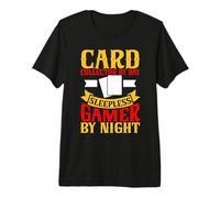 Card Collector by Day Sleepless Gamer by Night Trading Card Premium T-Shirt