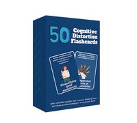 Card Deck | Dialectical Behavioral Coping Cards | 50 Educational Sheets Of Conscious Practice, Mental Health Help In Emotional Regulation And Relationship Building
