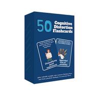 Card Deck - Mindfulness Coping Skills Set, Flash Cards, Portable Emotion Regulation Affirmation Cards | 50 Sheet Educational Toolkit For Teens Adults Classroom Practice Set Pack