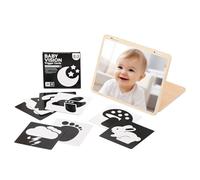Card Display Stand, Double-Sided Sensory Activity with Cards, Portable Preschool Educational Activity, Early Learning Supplies for Home, Travel, School