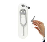 Card Ejector Tool - Universal Tray Opener Keychain Included | Smart Phone Tablet Accessory, Detachable Charm Portable Removal Kit for Easy Device Maintenance and Travel