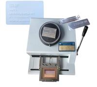 Card Embosser - PVC Card Embossing Machine for Manual Stamping and Coding - Ideal for ID and VIP Card Making