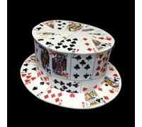 Card Fan to Card Top Hat (Upgraded Version) Magic Tricks Professional Magician Stage Production Illusions Gimmicks Mentalism