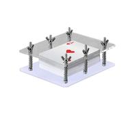 Card Flattener - Durablee Metal Large Size | Pressing Cards Device | Card Flattener Press | Smooth Pressing Accessory For Restoring Flat Collectible Cards, Preventing Bends, Storage And Display
