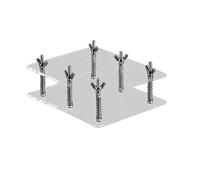 Card Flattening Tool - Clear Acrylic Press, Portable Storage Rack, Correction Device | Precision Anti-war Alignment System, Rooster Restoration