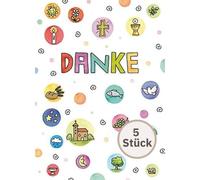 Card for Communion Thank You Symbols 10.5 x 14.5 cm