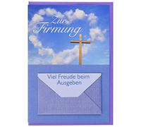 Card for Confirmation Card Lifestyle Clouds Heart 11.6 x 16.6 cm