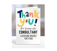 Card for Consultant, Birthday Gifts for Men or Women, Him, Her, Presents for Christmas, Thank You for Being The Consultant everyone wishes they had, Appreciation, A5-90_55