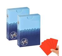 Card Game, 2 Set Funny Adult Card Games, Interactive Party Games for Adults, Fun Classic Board Game Cards, Family-Friendly, Essential for Friends' Gatherings & Outdoor Trips, Compact Size 9.5 x 7 cm