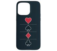 Card Game Four Suits Case for iPhone 15 Pro Max