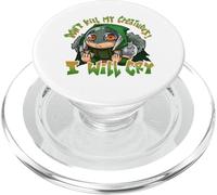 Card Games- Don't Destroy My Creatures I'll Cry Funny Meme PopSockets PopGrip for MagSafe