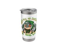 Card Games- Don't Destroy My Creatures I'll Cry Funny Meme Stainless Steel Insulated Tumbler