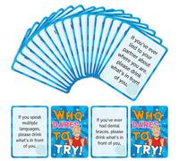 Card Games for Families, 50 Fun Interactive Playing Cards with Drinks, Party Board Game | For Entertainment In Home Environment During Travel, Parties And Social Meetings And For L