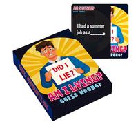 Card Games - I'm Lying And Guessing Games | Creative Social Interaction Deck | Interactive Fun For Family Meetings, Corporate Team Building And Parties, Portable And A Design