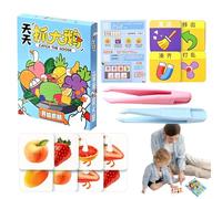 Card Games Kids, Family Night Board Game, 1.38x1.38 inch, Educational Multiplayer Toy, Fun Parent-Child Bonding Activity for Girls Boys Children and Parents Learning