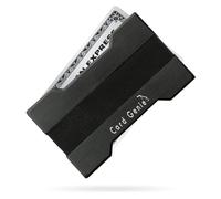 Card Genie High-Class Stainless Steel Card Wallet - Minimalist RFID Blocking Smart Wallet Credit Card Holder, Business Card Holder, Metal Slim Wallet, Mens Travel Wallets for Men & Women