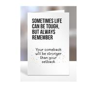 Card Gift for Someone going through hard times, a bad time, difficult, sympathy, thinking about you, men, women, presents for friends, relatives, colleagues, A5-320_69