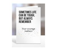 Card Gift for Someone going through hard times, a bad time, difficult, sympathy, thinking about you, men, women, presents for friends, relatives, colleagues, A5-320_70