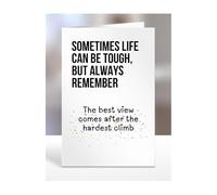 Card Gift for Someone going through hard times, a bad time, difficult, sympathy, thinking about you, men, women, presents for friends, relatives, colleagues, A5-320_42