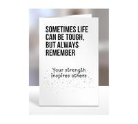 Card Gift for Someone going through hard times, a bad time, difficult, sympathy, thinking about you, men, women, presents for friends, relatives, colleagues, A5-320_80