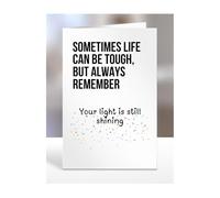 Card Gift for Someone going through hard times, a bad time, difficult, sympathy, thinking about you, men, women, presents for friends, relatives, colleagues, A5-320_75