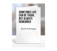 Card Gift for Someone going through hard times, a bad time, difficult, sympathy, thinking about you, men, women, presents for friends, relatives, colleagues, A5-320_10