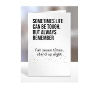 Card Gift for Someone going through hard times, a bad time, difficult, sympathy, thinking about you, men, women, presents for friends, relatives, colleagues, A5-320_16