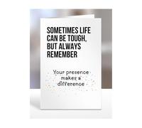 Card Gift for Someone going through hard times, a bad time, difficult, sympathy, thinking about you, men, women, presents for friends, relatives, colleagues, A5-320_77