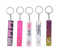 Card Grabber for Long Nails, Keychain Card Holder 5pcs Card Grabber Multipurpose Acrylic Lightweight Long Nail Card Puller Upgrade Card Holder Keychain for Clothes Bag Wallet