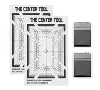 Card Grading Centering Tool Kit - with Cleaning Cloth - Precision Card Center Tool for PSA and BGS Graded Card Submissions- Ensure Precise Card Centering