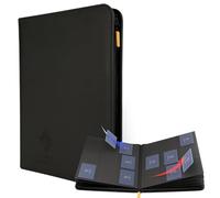 Card Guardian 9 Pocket Card Binder with Zipper - Holds 360 Cards, Side Loading Trading Card Binder for TCG & Football, Premium Card Collection (Black)