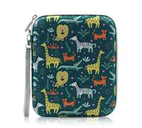 Card Holder Case, Card Case for Card Holder Storage Portable Folder with Zipper 80 Pockets Cards Card Binder fit 2.3 * 3.4 inch Mini Audiobook Cards Card Binder Holder with Sleeves for Travel