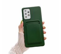 Card Holder Case Compatible With Samsung Galaxy S21 5G Ultra SM-G998B in Green