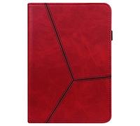 Card Holder Case for Redmi Pad 10.61", Slim Folding Multi-Angle Stand Card Holder Protective Cover for Xiaomi Redmi Pad 2022 10.61 Inch Red