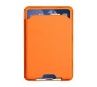 Card Holder For Phone, Stick On Phone Wallet,Lightweight Multifunctional PU Leather Phone Pocket | Phone Wallets Stable Card Holder For Most Phones, orange1, Se référer au descriptif, Refer to