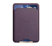 Card Holder for Phones - PU Leather Pocket, Stick to Lightweight Portable Design | Stable Adhesive Phone Wallet, Slim Storage Organizer for Cards, ID, Cash, Pocket Bag Backpack Compatible