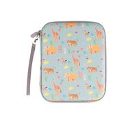 Card Holder for Yoto Card - 80 Pockets Card Case with Zipper, Card Binder Folder for Kids&Adults, 2.3 * 3.4 In Card Organiser for Mini Audiobook Playing Cards - Animals Green