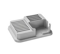 Card Holder for Yoto Mini Player & Music Cards Anti-Loss Organizer Compact Desktop Holder Storage Case for Kids Audio System Display Accessories (Grey)