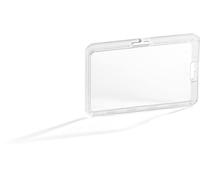 Card Holder Permanent 54 x 87 mm Transparent, Pack of 10 Badges, for Permanen...