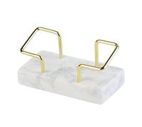 Card Holder - Polished Marble Design, Professional Stand | Table Display Organizer, Professional Salon Desk, Reception Desk, Executive Office Modern Stylish Accessories