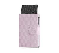 Card Holder ProWallet Plus - 8 Cards, Bills and Coins - Card Holder with Zipper - RFID - Small Credit Card Holder - Stylish Wallet, Panel Lilac, 10cm x 7,5cm x 2cm, Casual