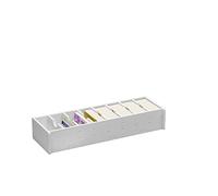 Card Holder Rolodex 8 Grooves White Merchant Name Card Holder Display Stand PVC Resin Desktop Business Card Case Organizer Holder Business Card Rolodex for Women/Men (Color : A) (A )