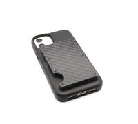 Card Holder Wallet Compatible with Quad Lock MAG Phone Cases by DesignUniverse (Carbon Fibre)