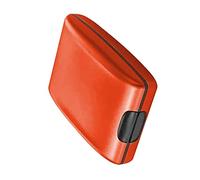 Card Holder Wallet Multi-Functional Blocking Money Bag Short Inside Anti-Theft Business Card Purse for Men Women Orange