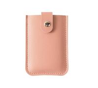 Card Holder Wallet - Slim PU Leather 6 Slot Design with Button | Portable Credit Card Organizer for ID Membership Business Cards, Slide Push Mechanism Wallet, Lightweight Compact Pocke