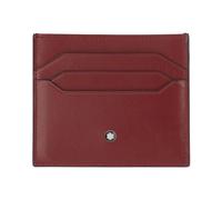 Card Holder with Emblem Detail - male - MONTBLANC - Wallets & Cardholders - Red - ONE SIZE - Accessories ONE SIZE